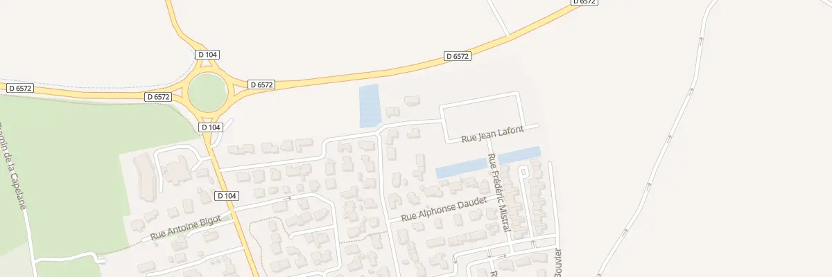 Plan du 23 Rue Andre Chamson au Cailar
