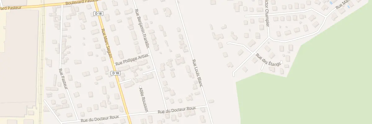 Plan du 14 Rue Louis Blanc à Feurs