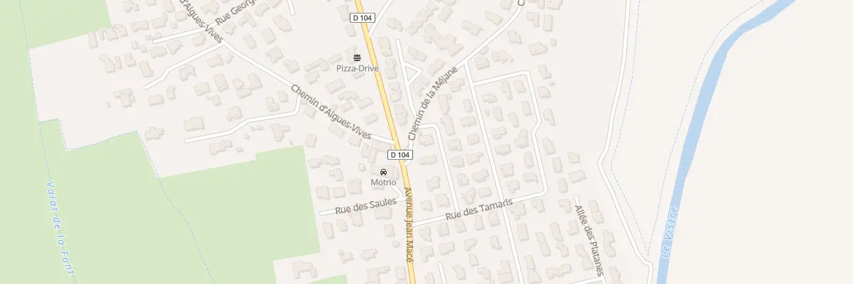 Plan du 8 Rue des Lauriers Roses au Cailar