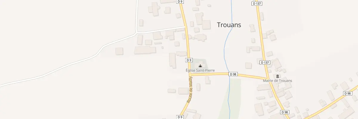 Plan du 27 Rte de Mailly à Trouans