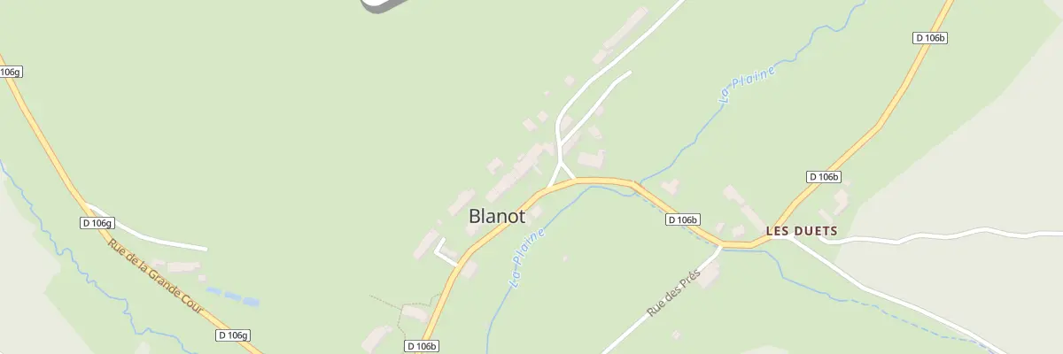 Plan du 2 Rue de l’Eglise à Blanot