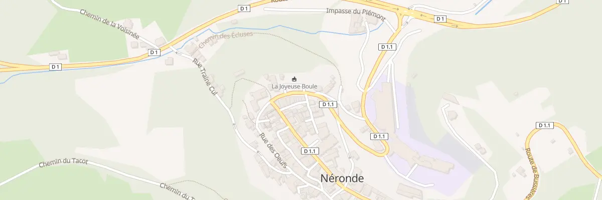 Plan du 1B Ruet du Cuvage à Néronde