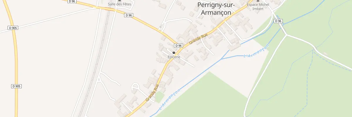 Plan du 8 Gr Grande Rue à Perrigny-sur-Armançon