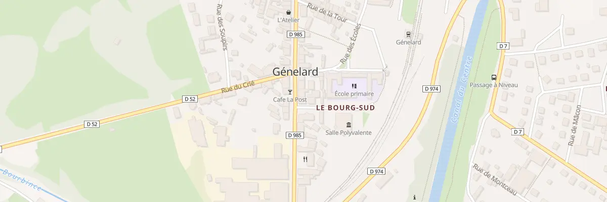 Plan du 37 Rue Nationale à Génelard