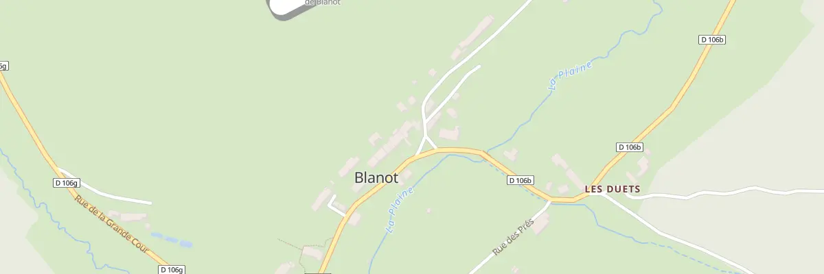 Plan du 1 Rue de la Croix à Blanot