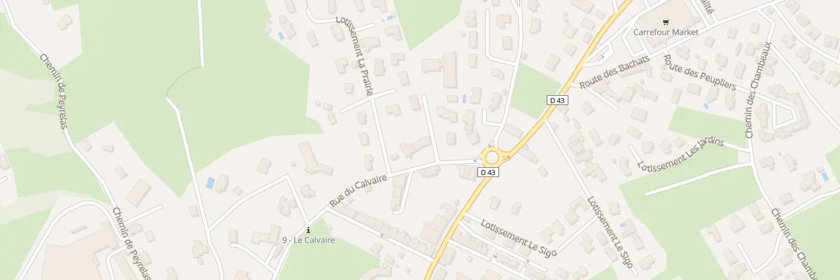 Plan du 31 Rue du Calvaire à Sainte-Sigolène