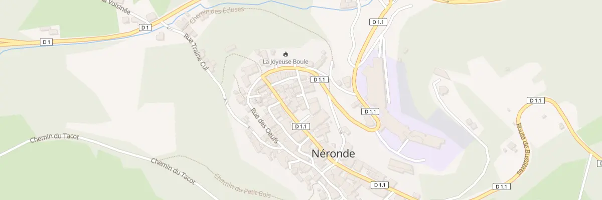 Plan du 1 Pl du Plâtre à Néronde