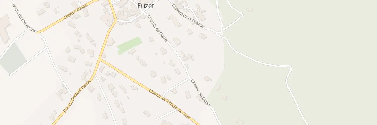 Plan du 177 Che de Gajan à Euzet