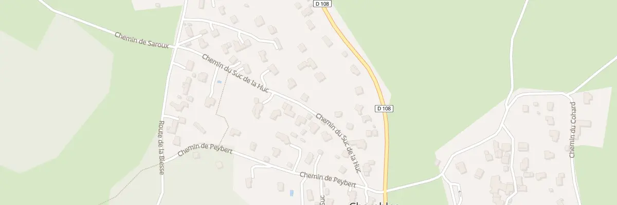 Plan du 146 Che du Suc de la Huc à Chambles
