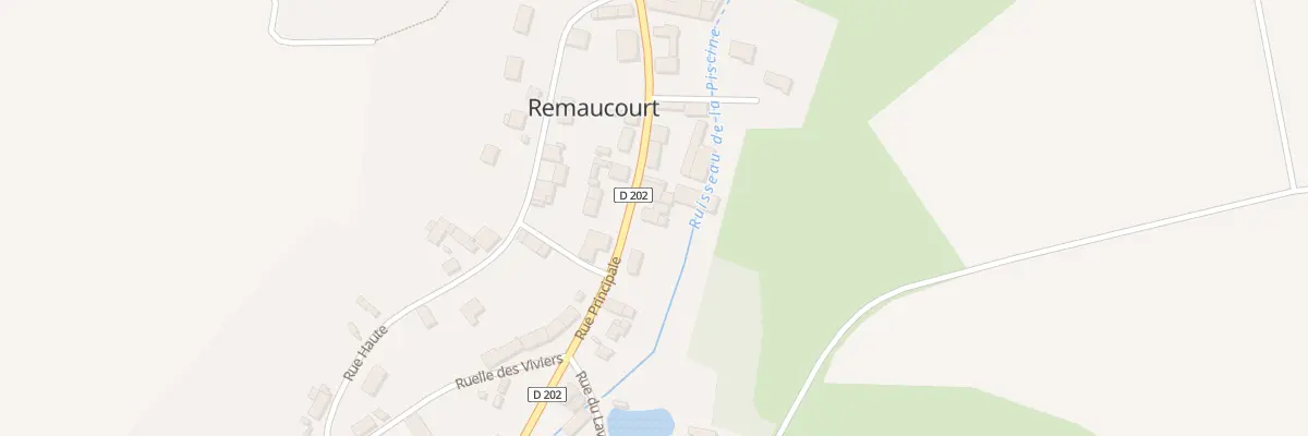 Plan du 30 Rue Principale à Remaucourt