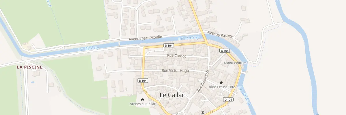 Plan du 34 Rue Carnot au Cailar