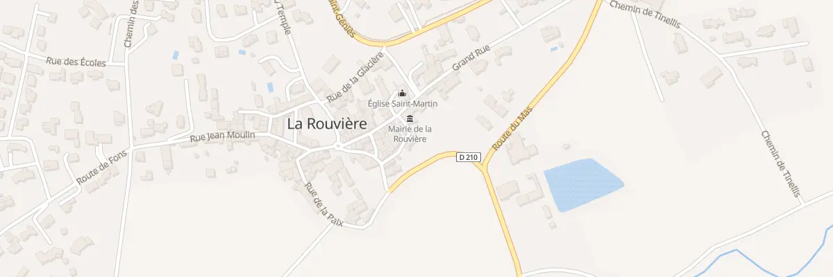 Plan du 5 Rue de la Mairie à La Rouvière