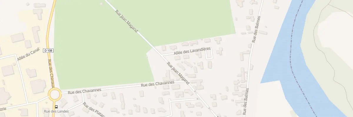 Plan du 2 All des Lavandières à Saint-Cyprien