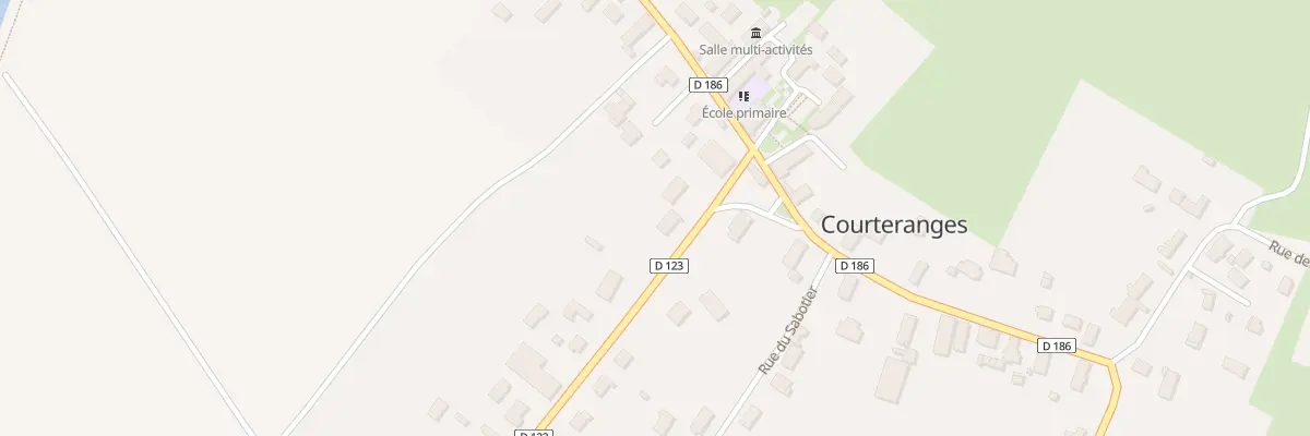 Plan du 5 Rue du Capitaine Cote à Courteranges