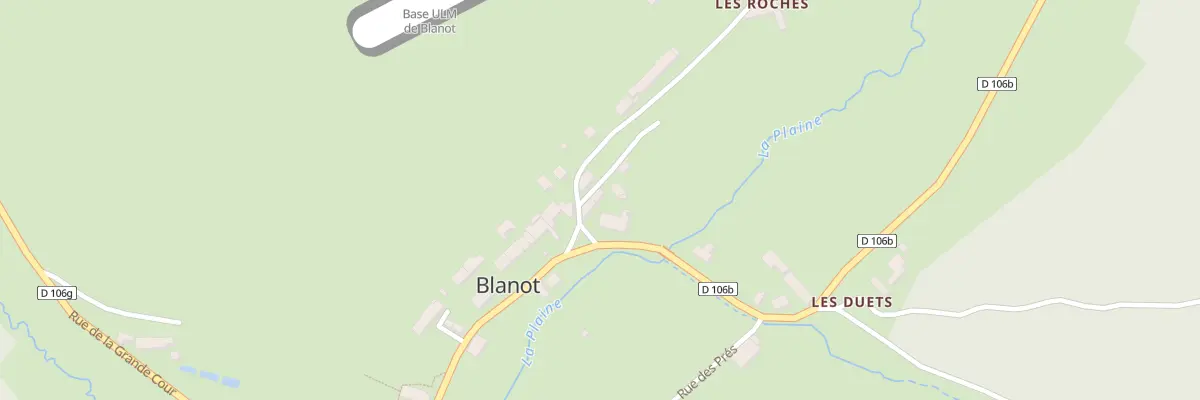 Plan du 2 Rue de l’Ouche Patassin à Blanot