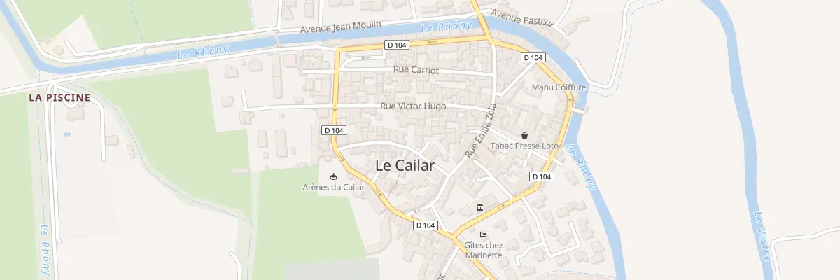 Plan du 9 Rue Bernard Lazare au Cailar