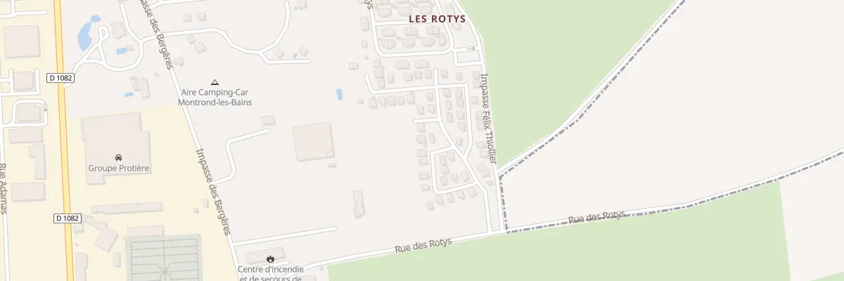 Plan du 299 Rue des Rotys à Montrond-les-Bains