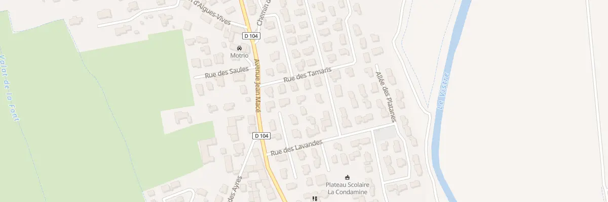 Plan du 6 Rue des Saladelles au Cailar