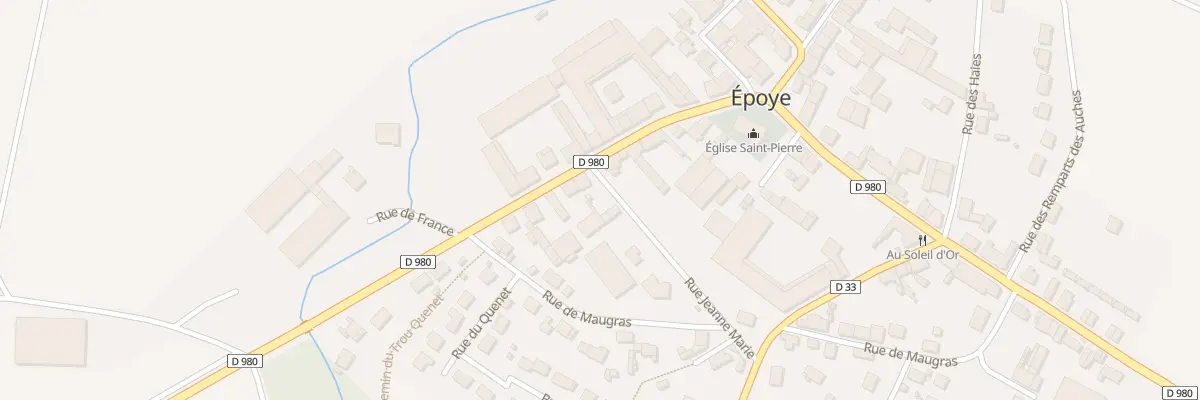 Plan du 2 Rue Jeanne Marie à Époye