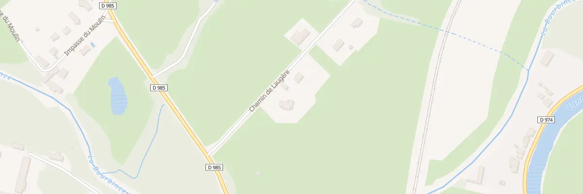 Plan du 176 Che de Laugère à Génelard