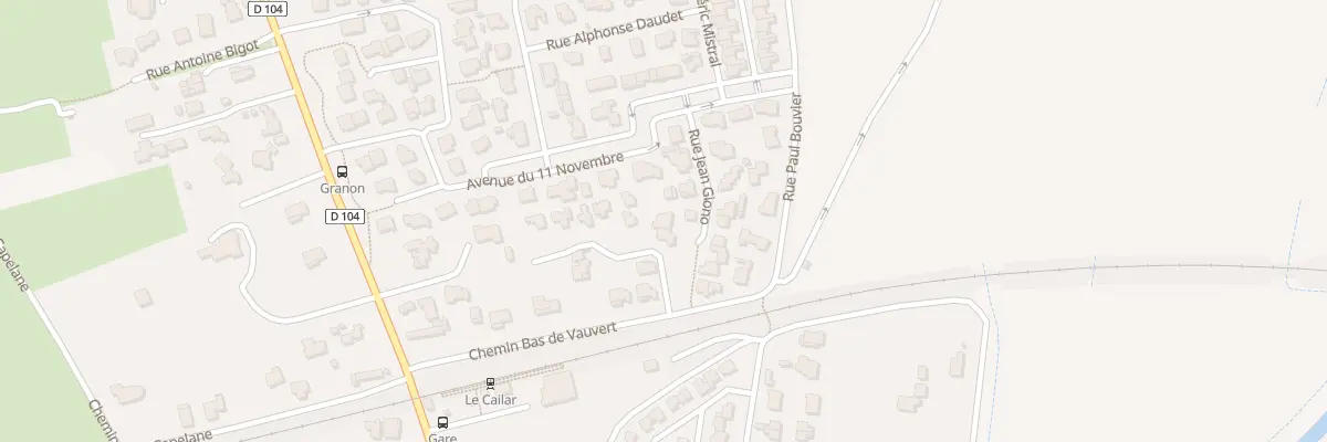 Plan du 9 Rue Jean Giono au Cailar
