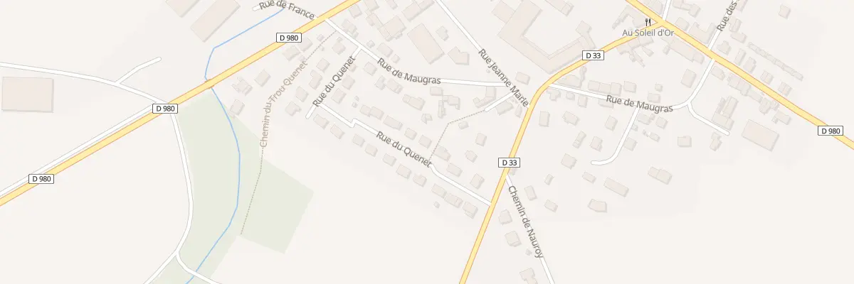 Plan du 13 Rue du Quenet à Époye