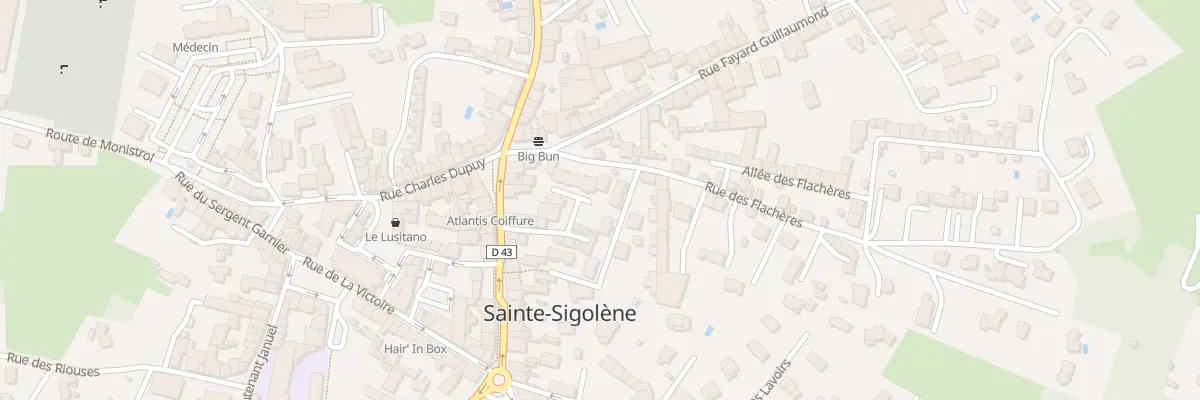 Plan du 4 Rue des Flachères à Sainte-Sigolène