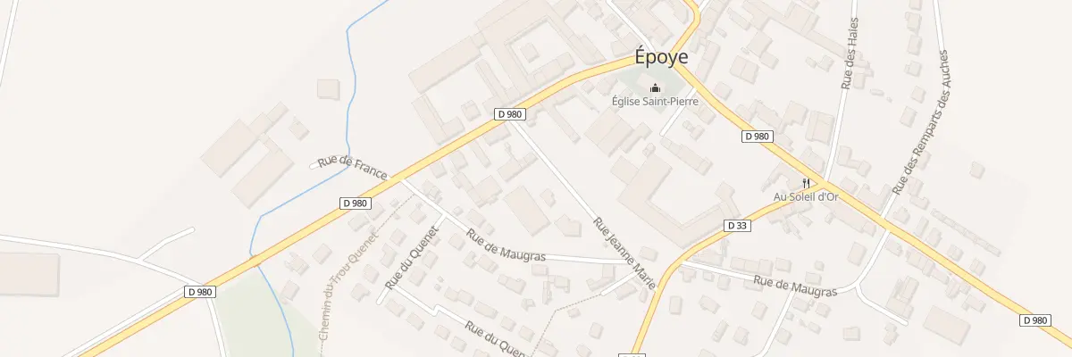 Plan du 2B Rue Jeanne Marie à Époye