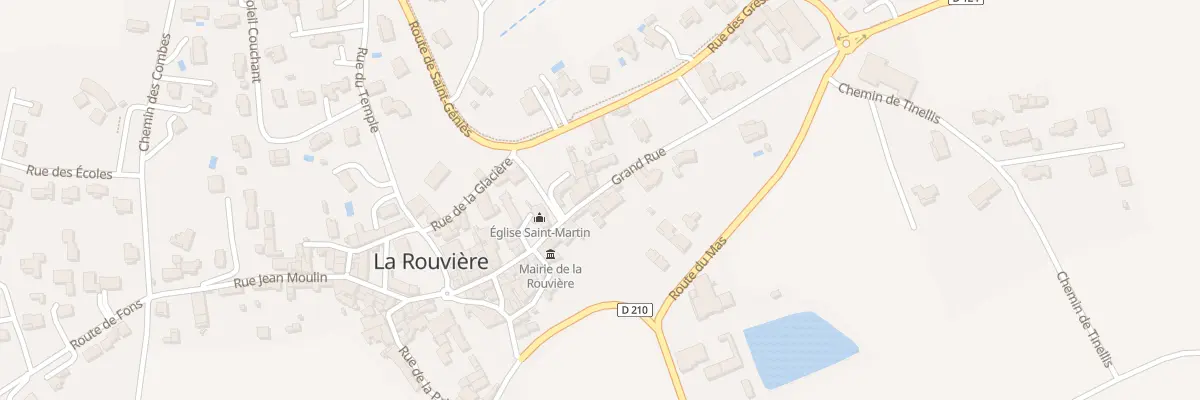 Plan du 16 Gr Grand Rue à La Rouvière
