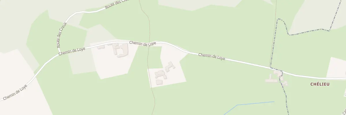 Plan du 354 Chem de Loye à Néronde