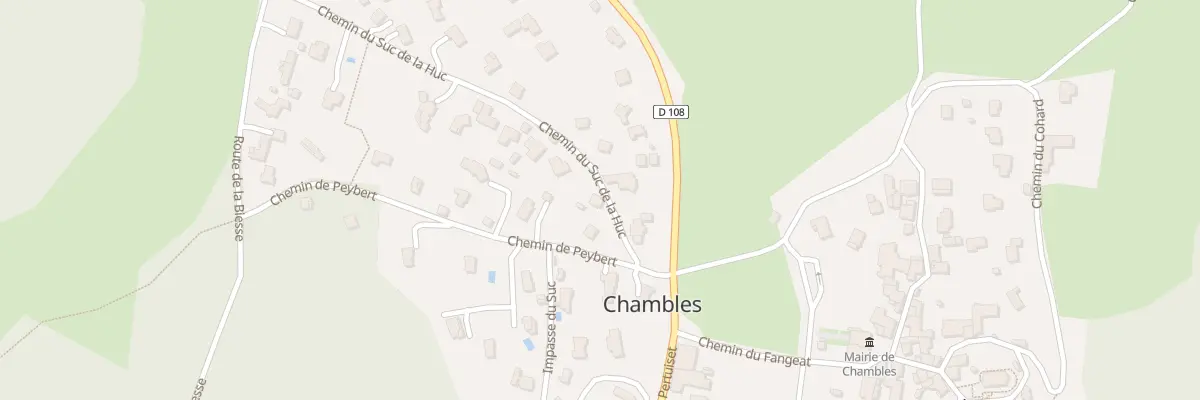 Plan du 1 Che du Suc de la Huc à Chambles