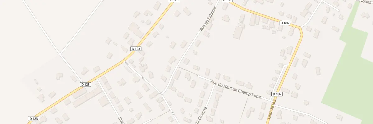 Plan du 10 Rue du Sabotier à Courteranges