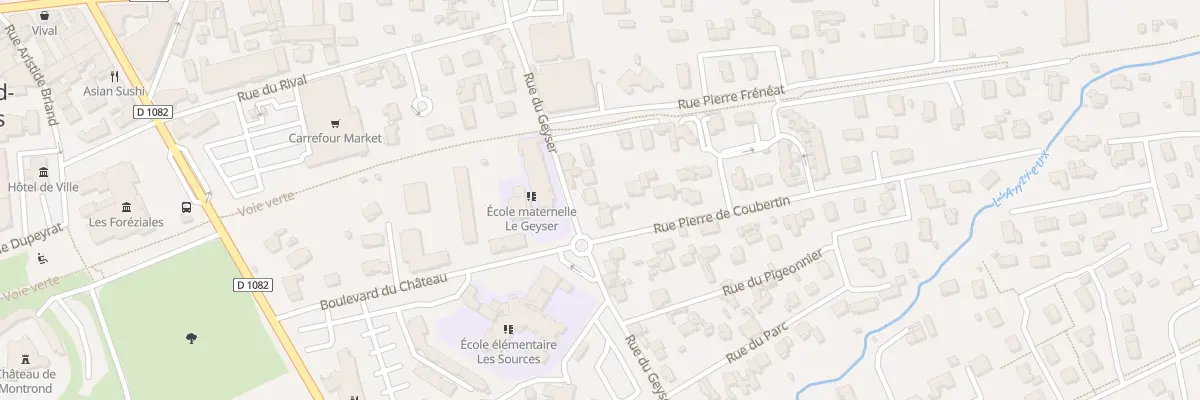 Plan du 197 Rue du Geyser à Montrond-les-Bains