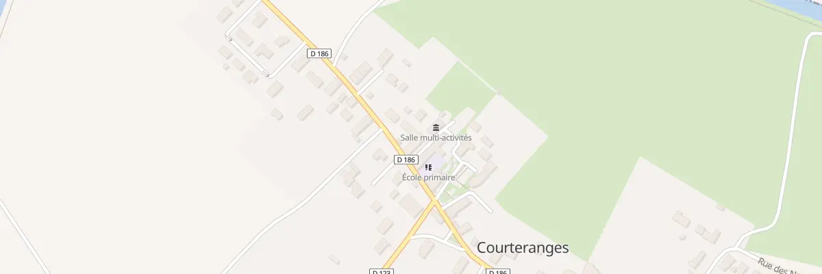 Plan du 12 Rue du Commandant Gagnière à Courteranges
