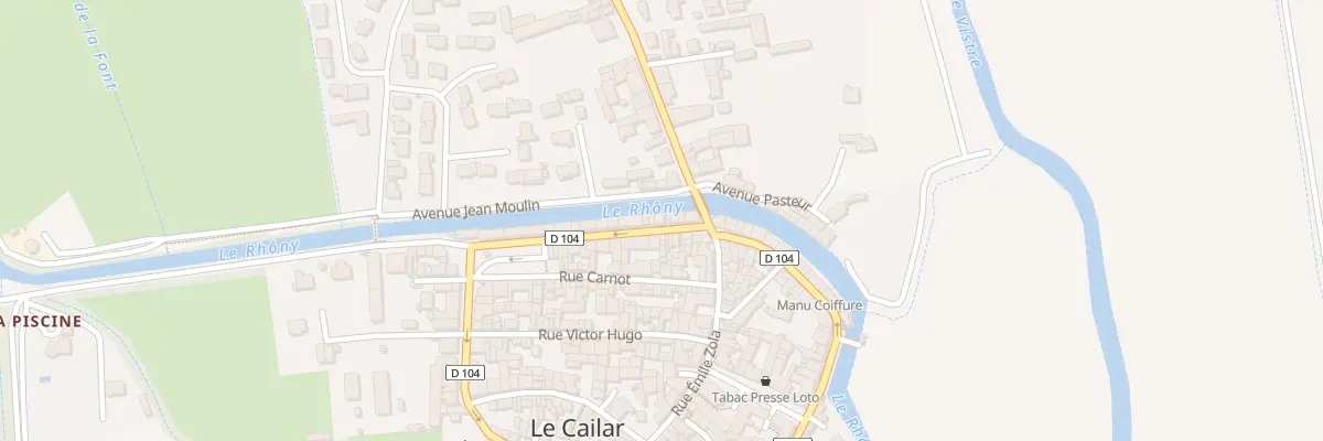 Plan du 9 Bd Michelet au Cailar