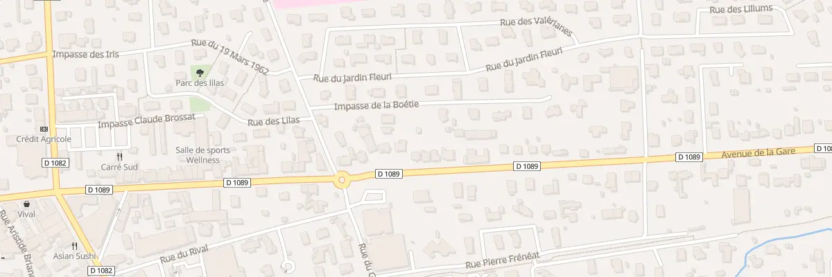 Plan du 431 Av de la Gare à Montrond-les-Bains