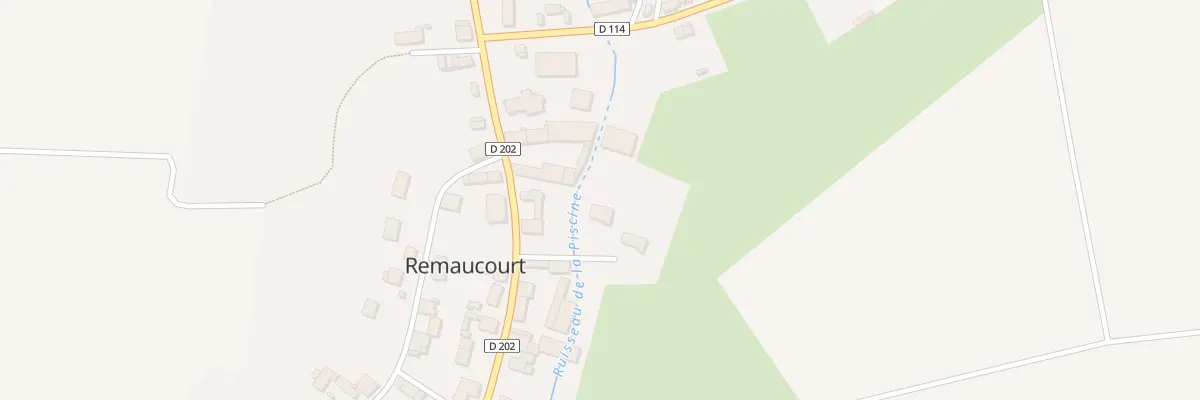 Plan du 1 Imp de la Corette à Remaucourt