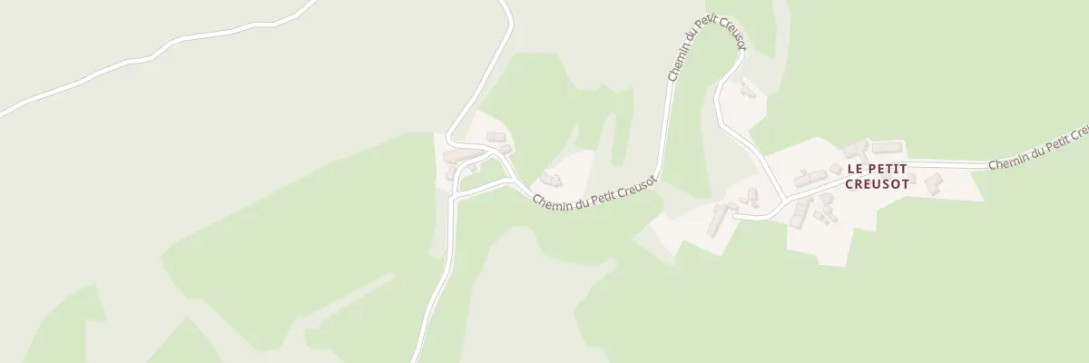 Plan du 800 Che du Petit Creusot à Mesvres