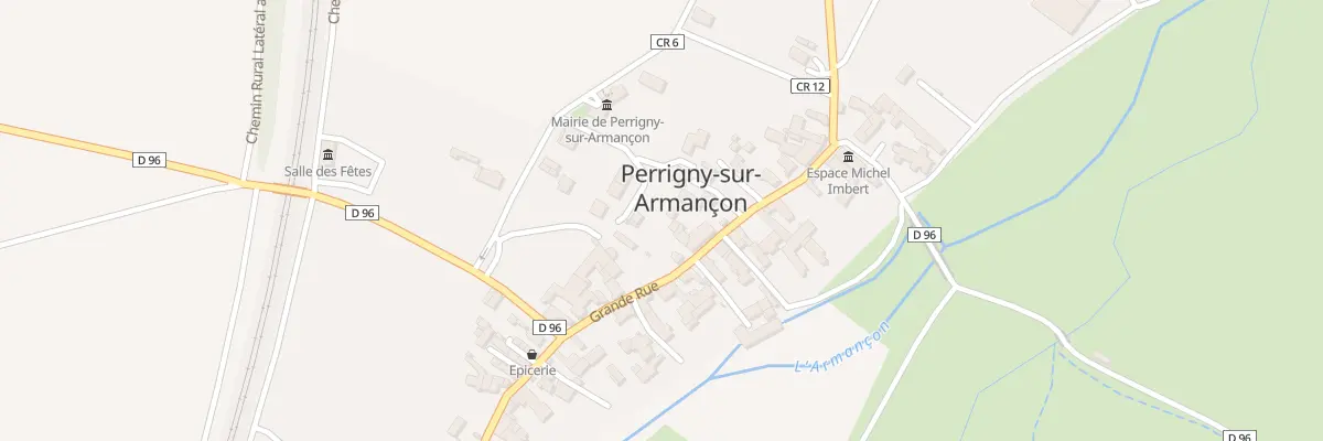 Plan du 37 Gr Grande Rue à Perrigny-sur-Armançon