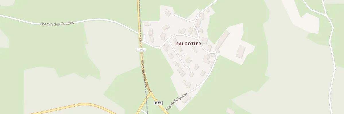 Plan du 1 Salgotier à La Séauve-sur-Semène