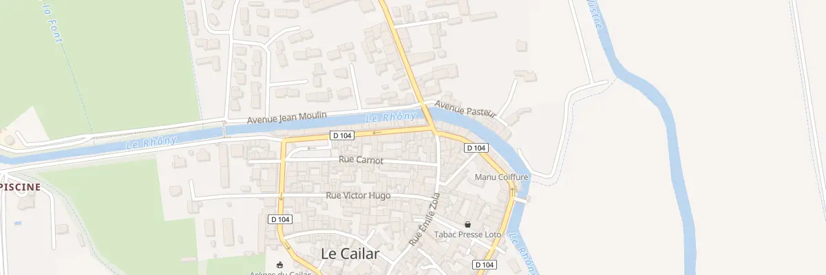 Plan du 8 Bd Michelet au Cailar