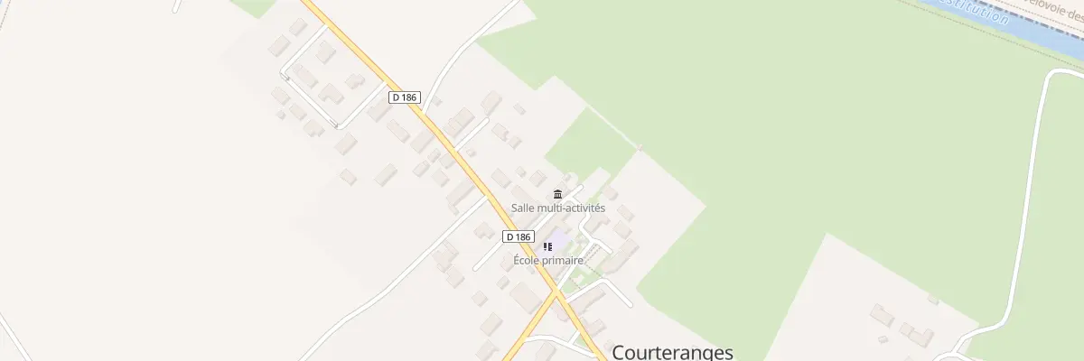 Plan du 10 Rue du Commandant Gagnière à Courteranges