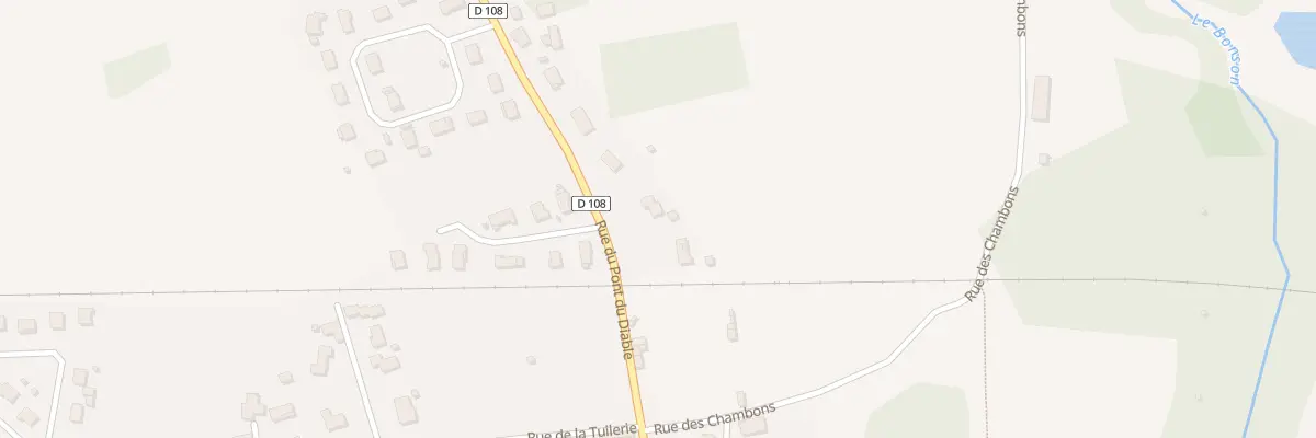Plan du 7 Rue du Pré du Clerc à Bonson