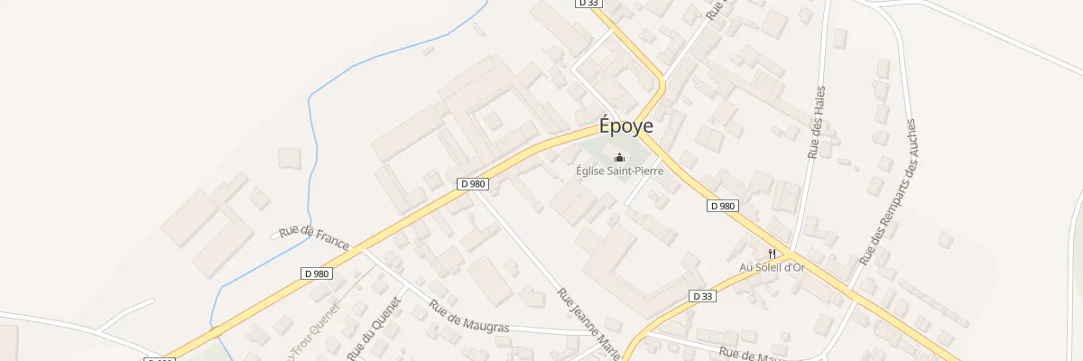 Plan du 5 Rue de France à Époye