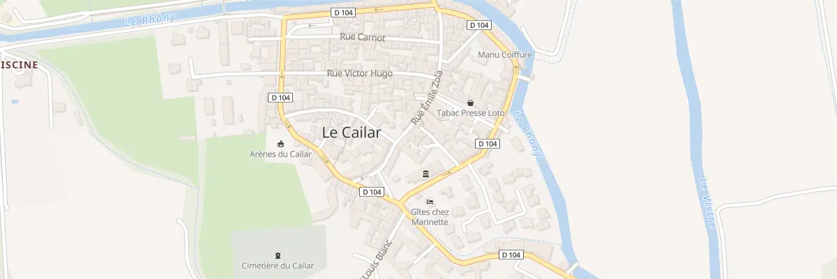 Plan du 34 Rue Emile Zola au Cailar