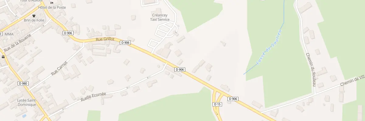 Plan du 45 Rue Grillot à Saulieu