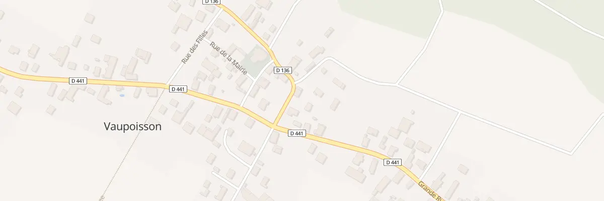 Plan du 1 Rue des Dames à Vaupoisson