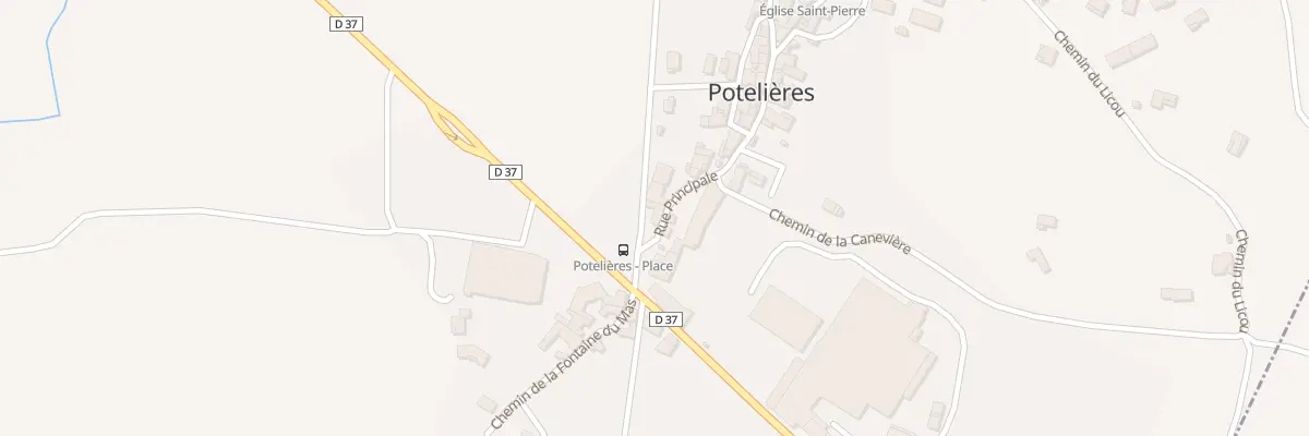 Plan du 52 Pl La Place à Potelières