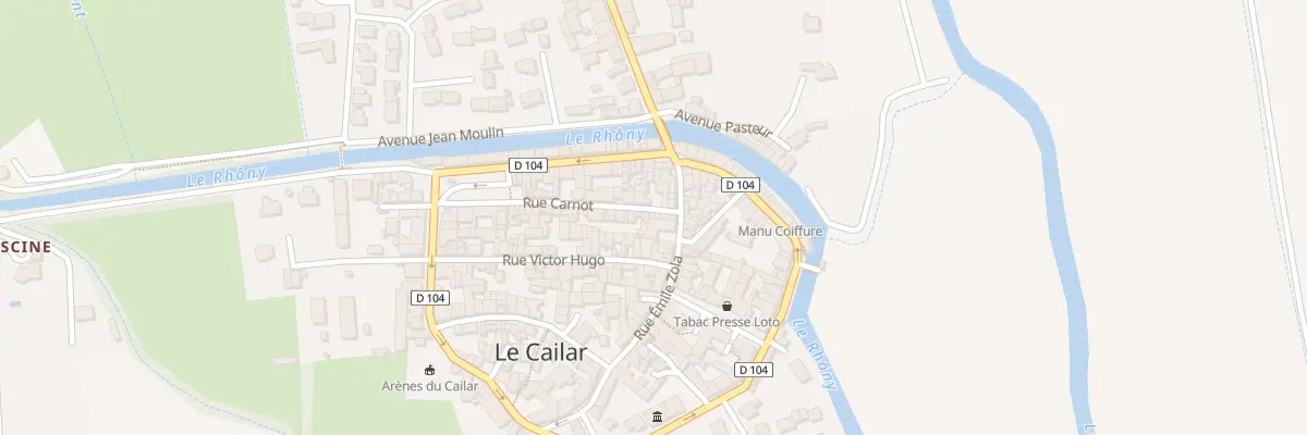 Plan du 6 Rue Carnot au Cailar