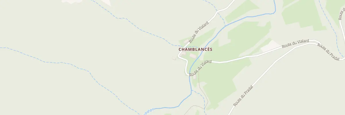 Plan du 5445 Hameau de Chamblances à Saint-Martial